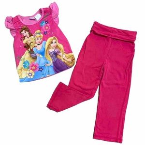 Vintage Disney Princess shirt and pants size 3T